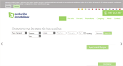 Desktop Screenshot of evolucioninmobiliaria.es